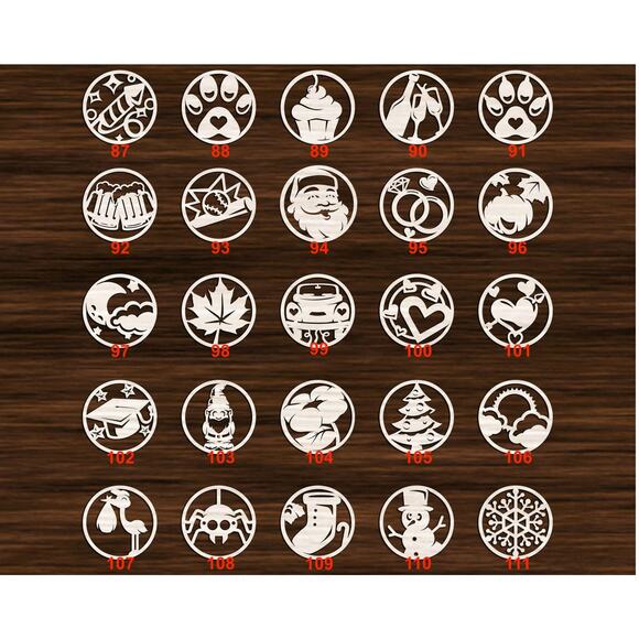 The Everything RECTANGLE Wood Sign 30 Sign Options 127 Different Icon Options - Picture 9 of 10